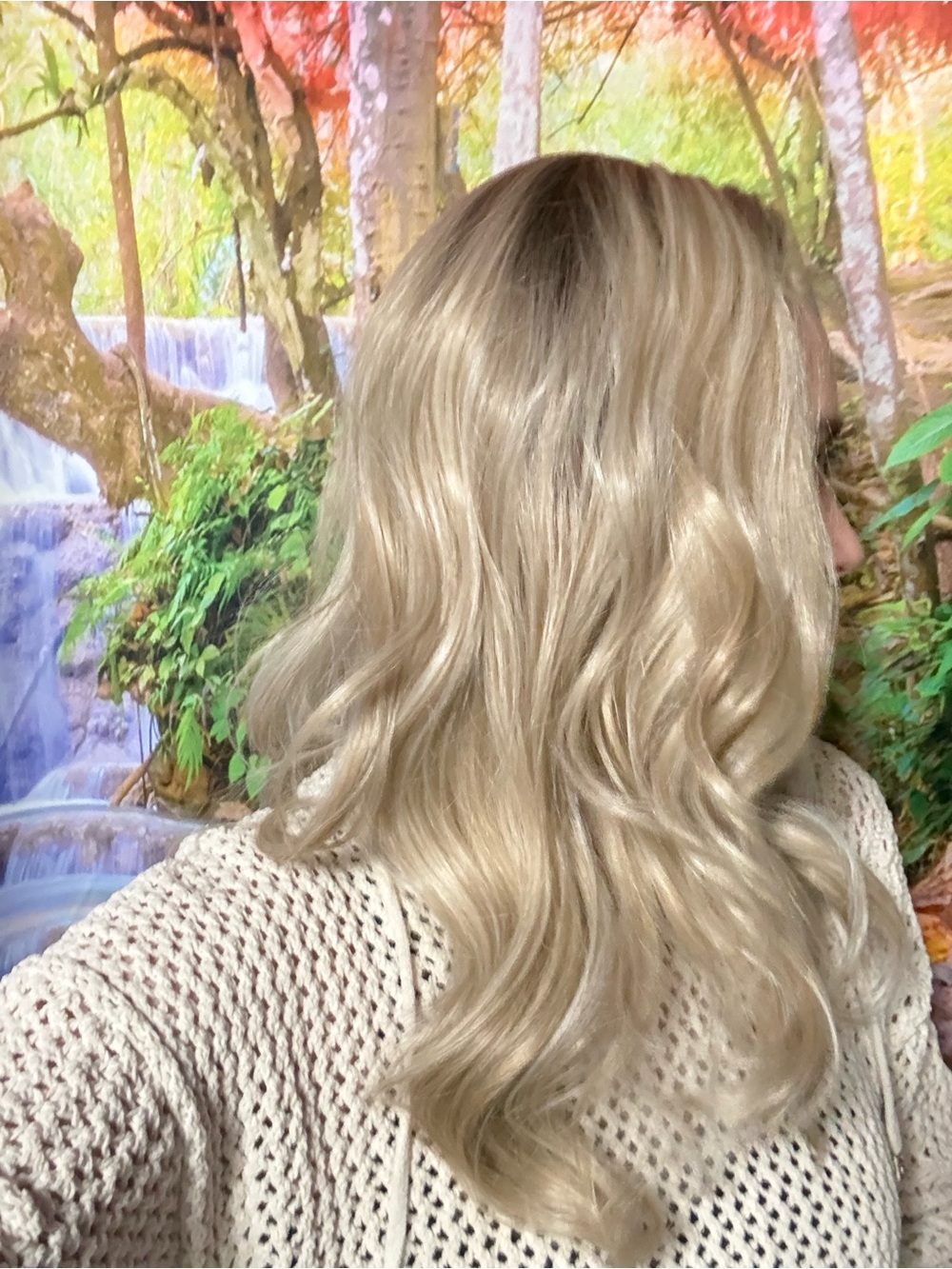 CSC Justine Petite - Diamond Pre-Cut Mono - Blonde Wavy Synthetic Hairpie